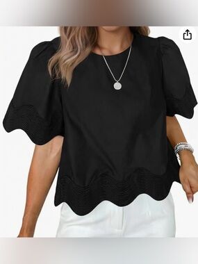 Tankaneo Womens Short Sleeve Crop Tops Summer Casual